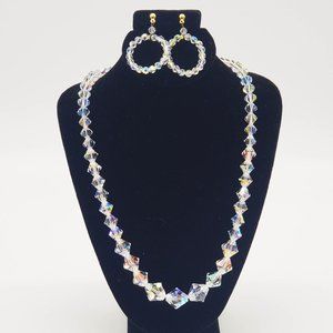 Swarovski Creation necklace and earrings set